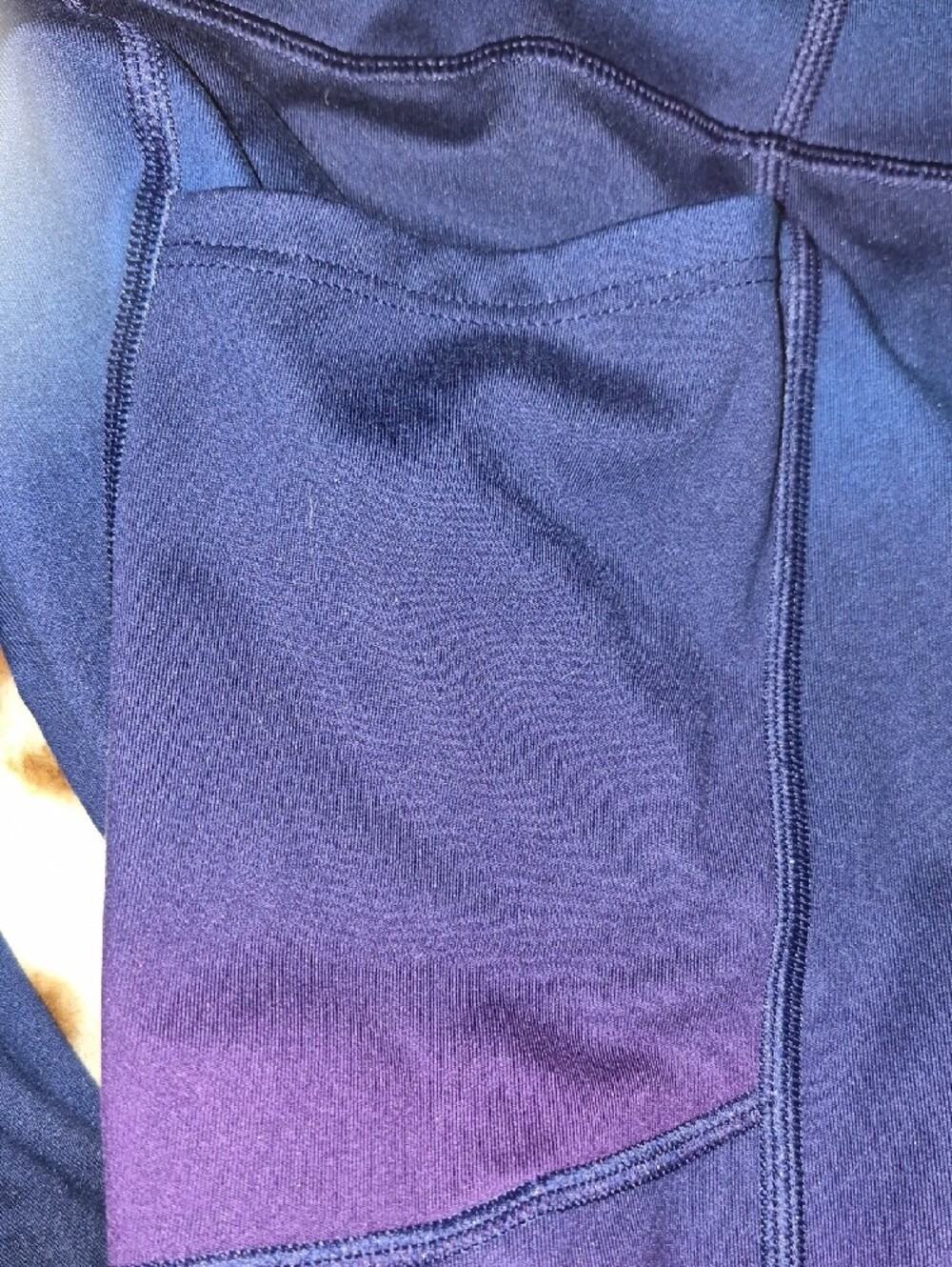 Victoria's Secret Blue Purple Ombre Leggings Size M - Picture 4 of 4